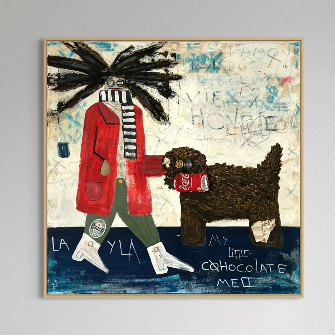 Canvas print: My little chocolate melt – Gio Manveli