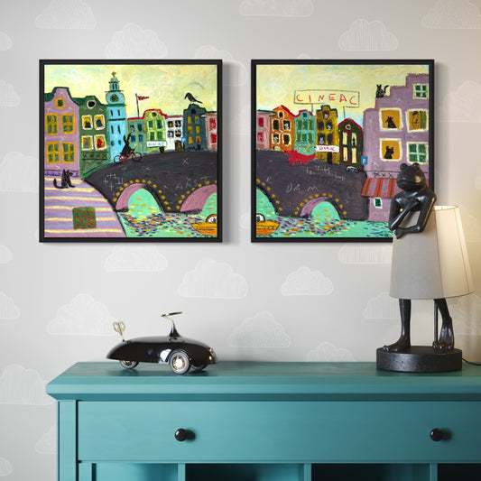2 x Canvas prints: Cineac