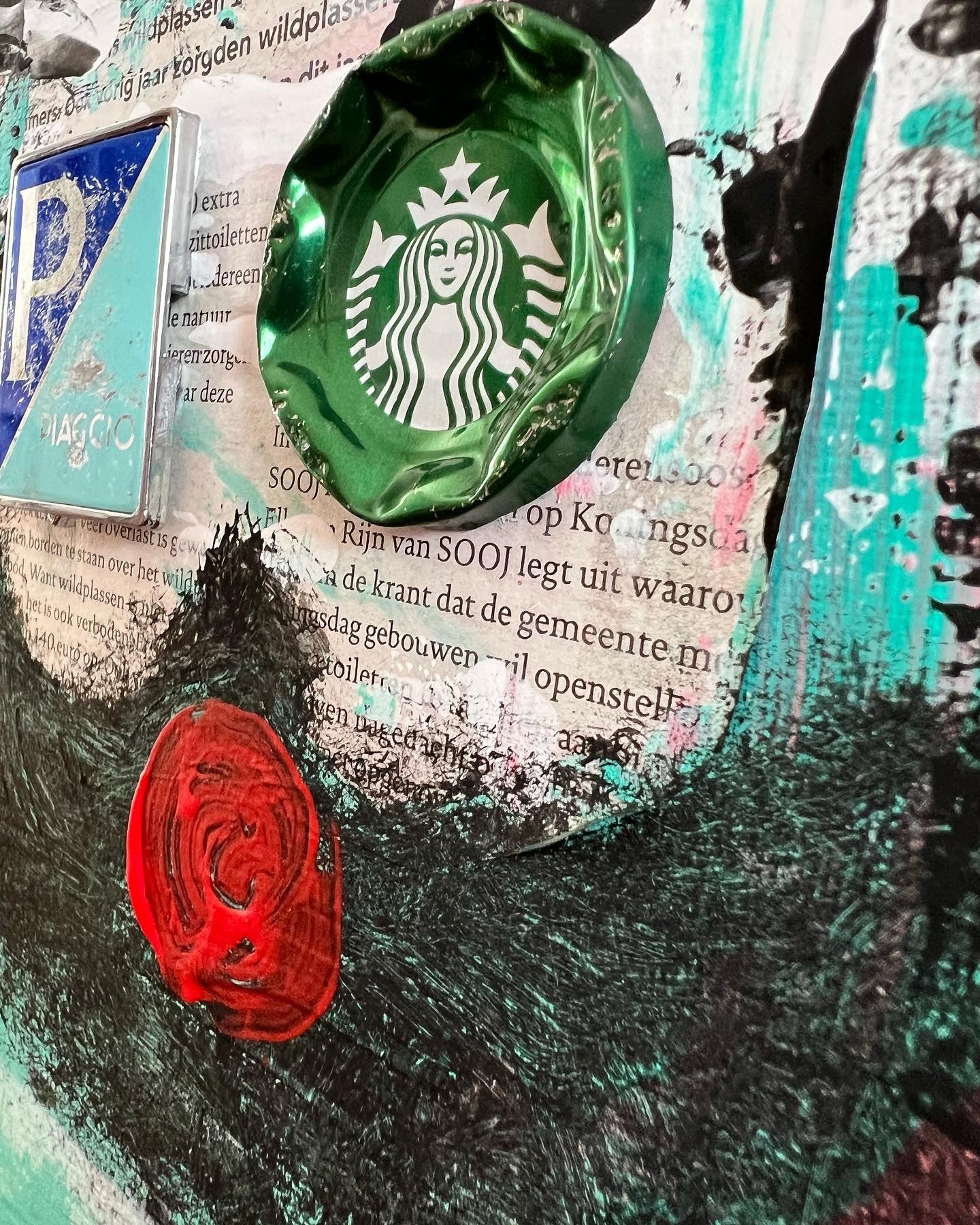 Original: Human in the Loop (58 x 78 cm / 22 x 30 in)