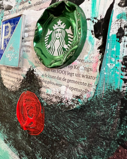 Original: Human in the Loop (58 x 78 cm / 22 x 30 in)