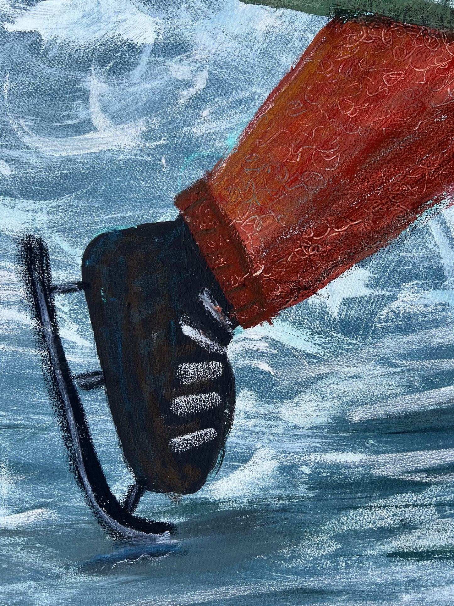 Cold Dog (120 x 120 cm / 47 x 47 in)