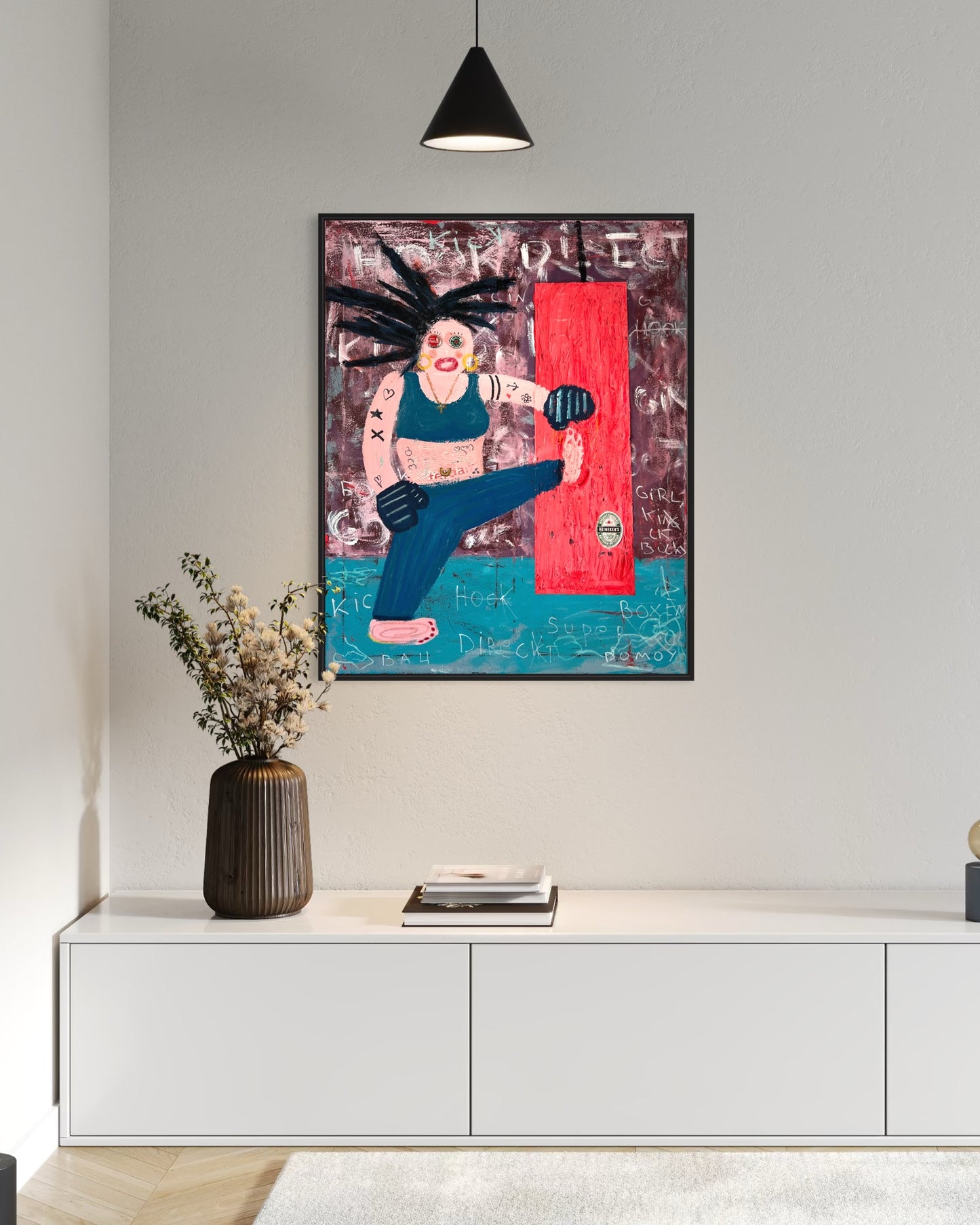 Original: My Sidekick (100 x 80 cm / 39 x 31 in)