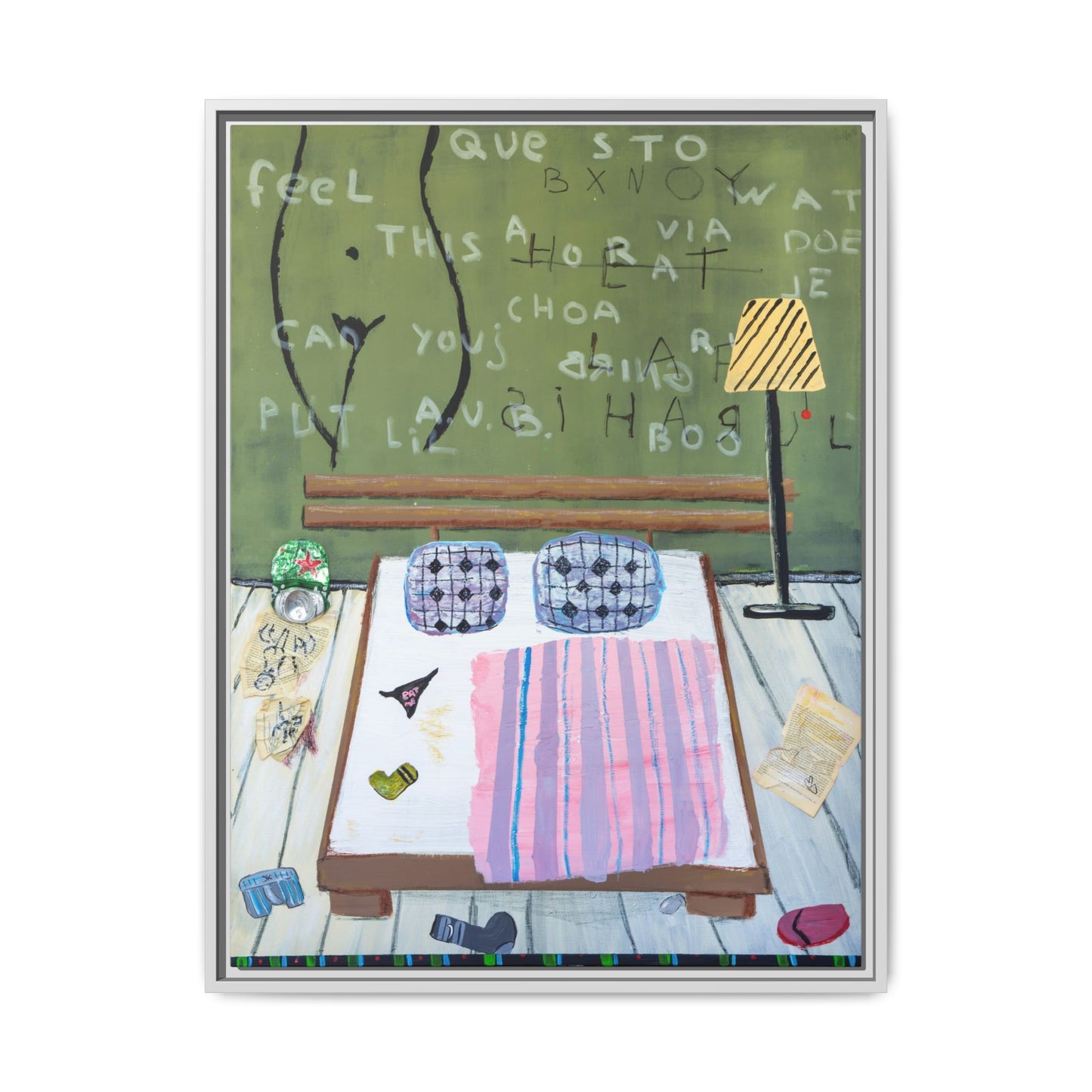 Canvas print: Dutch Bedroom [Limited Edition]