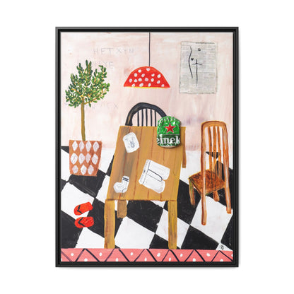 Canvas print: Messy Dining Room [Limited Edition]