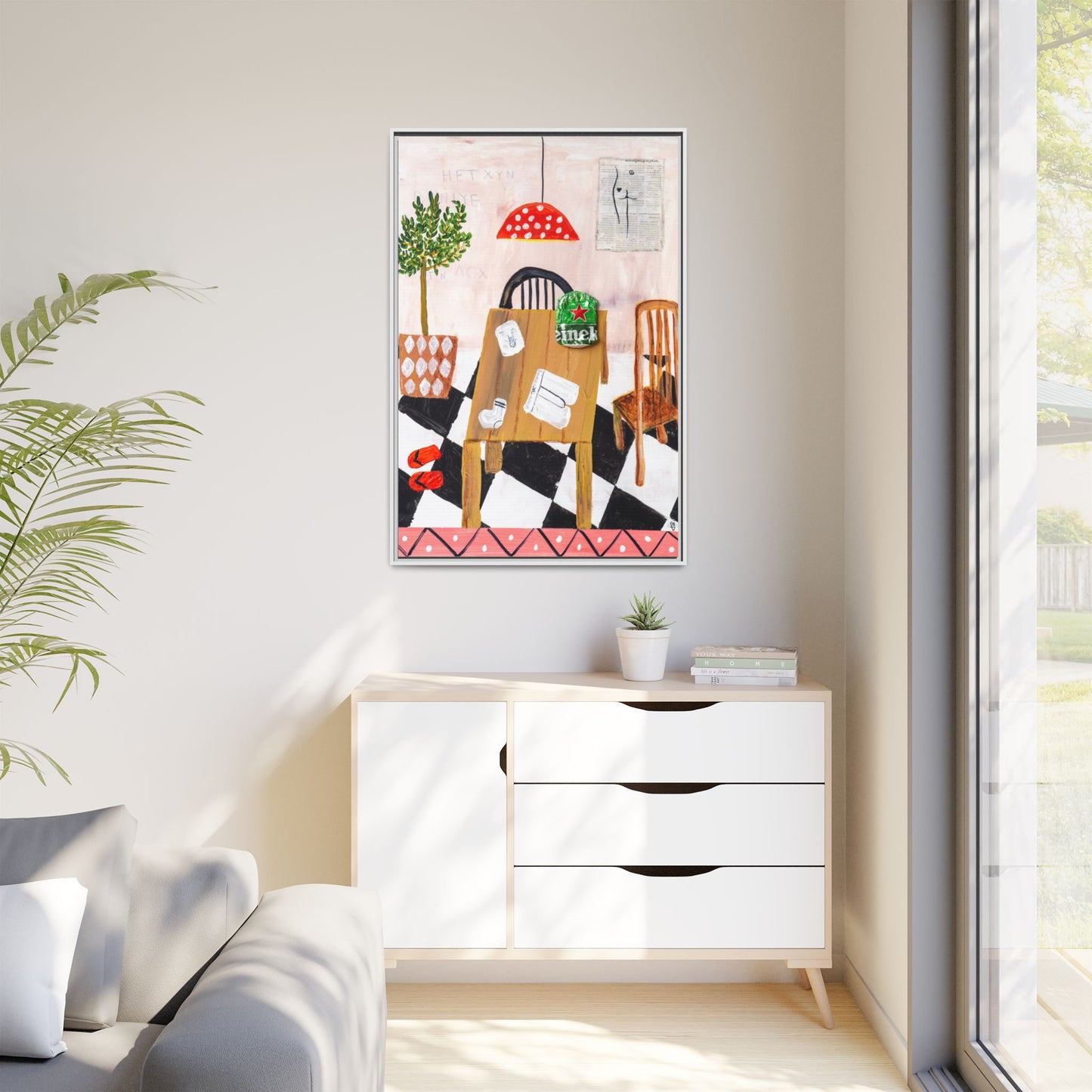 Canvas print: Messy Dining Room [Limited Edition]