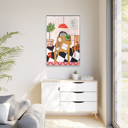 Canvas print: Messy Dining Room [Limited Edition]