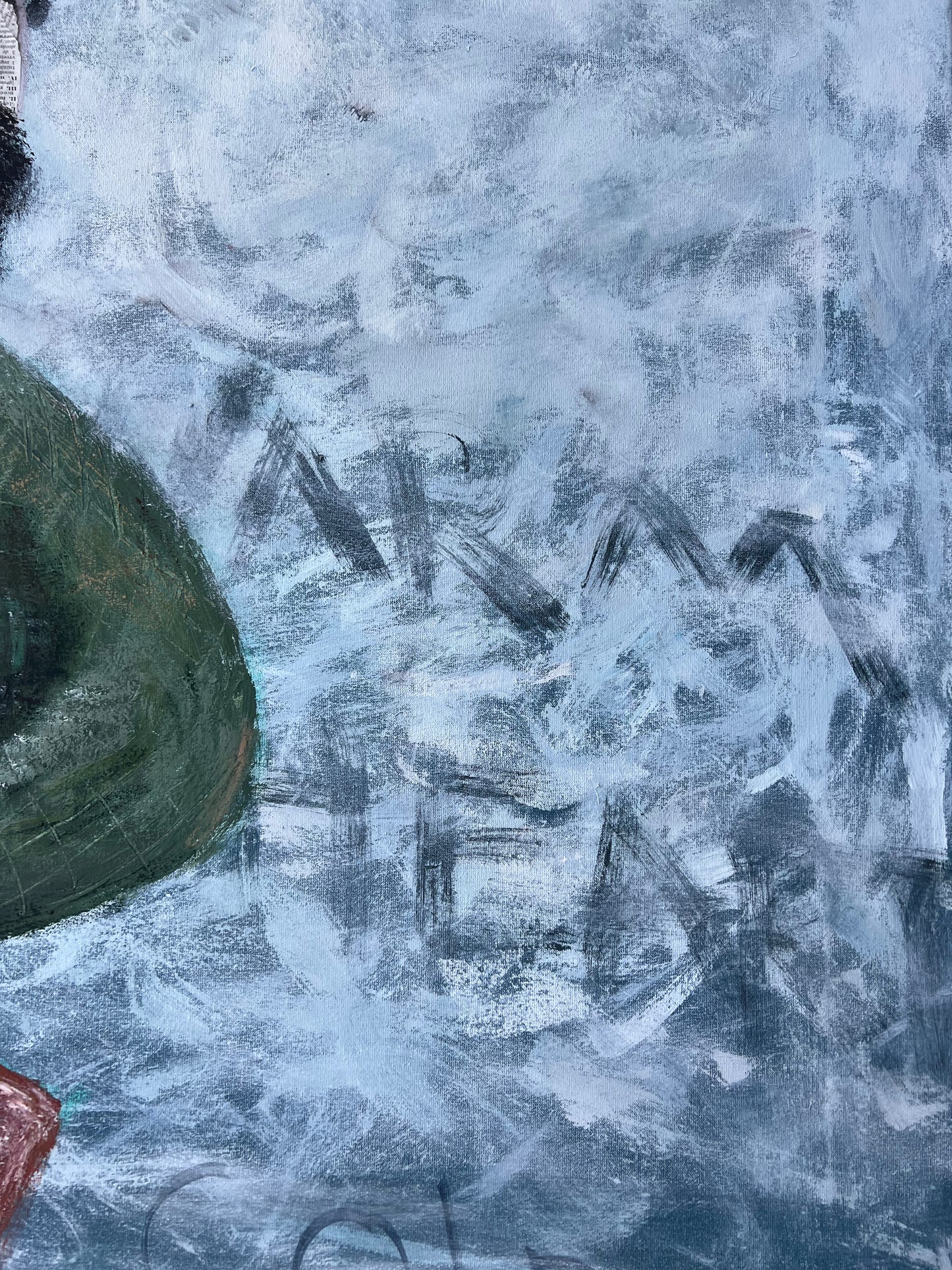 Cold Dog (120 x 120 cm / 47 x 47 in)