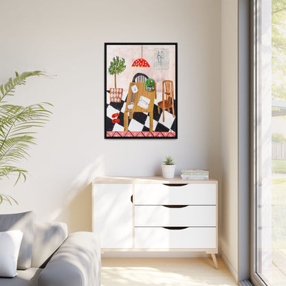 Canvas print: Messy Dining Room [Limited Edition]