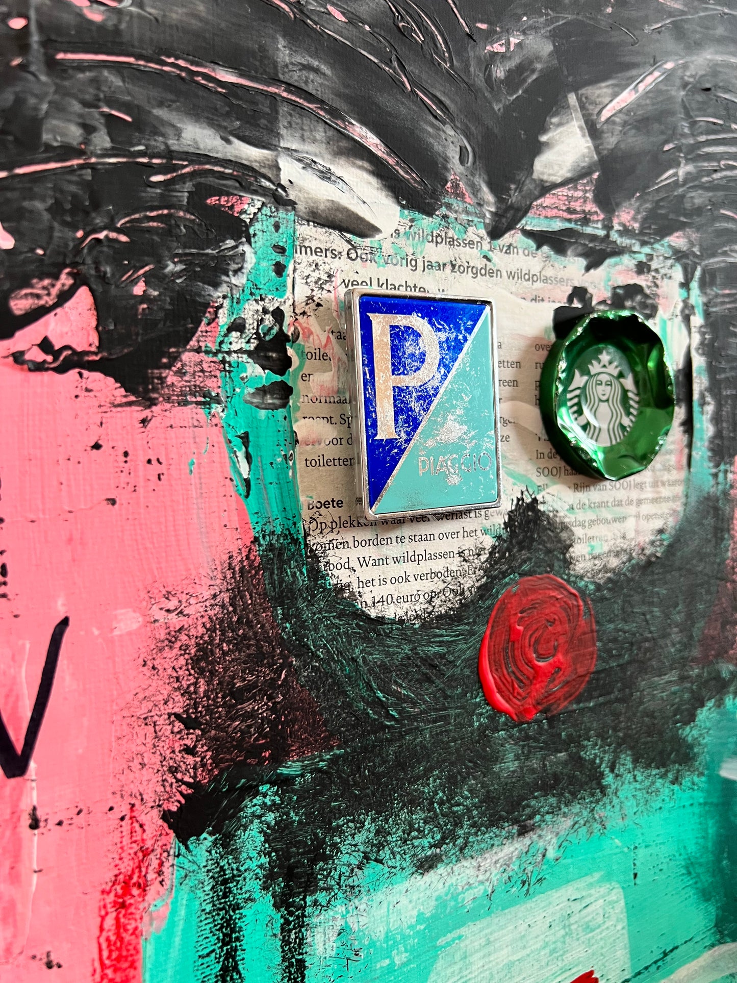 Original: Human in the Loop (58 x 78 cm / 22 x 30 in)