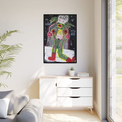 Canvas print: Skating in Amsterdam