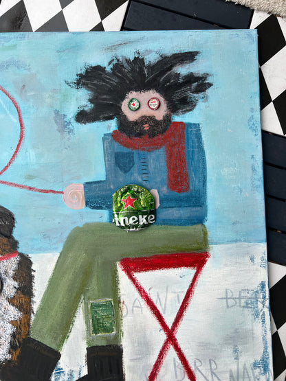 Saint Brrnard (90 x 90 cm / 35 x 35 in)