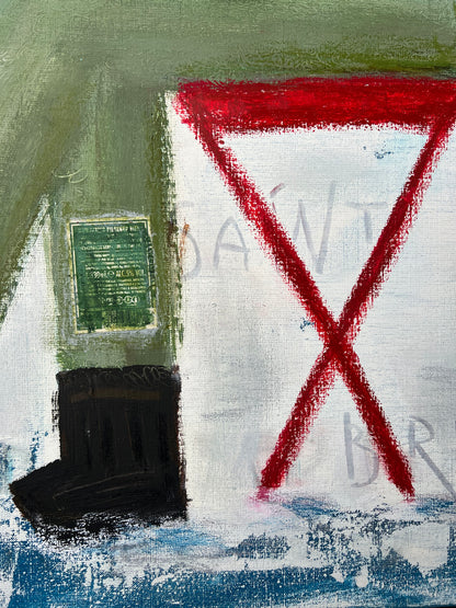 Saint Brrnard (90 x 90 cm / 35 x 35 in)