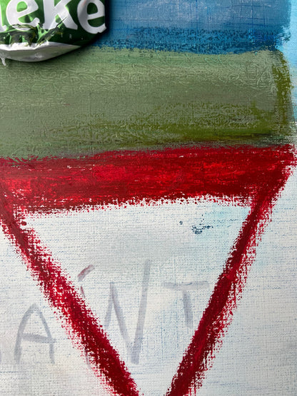 Saint Brrnard (90 x 90 cm / 35 x 35 in)