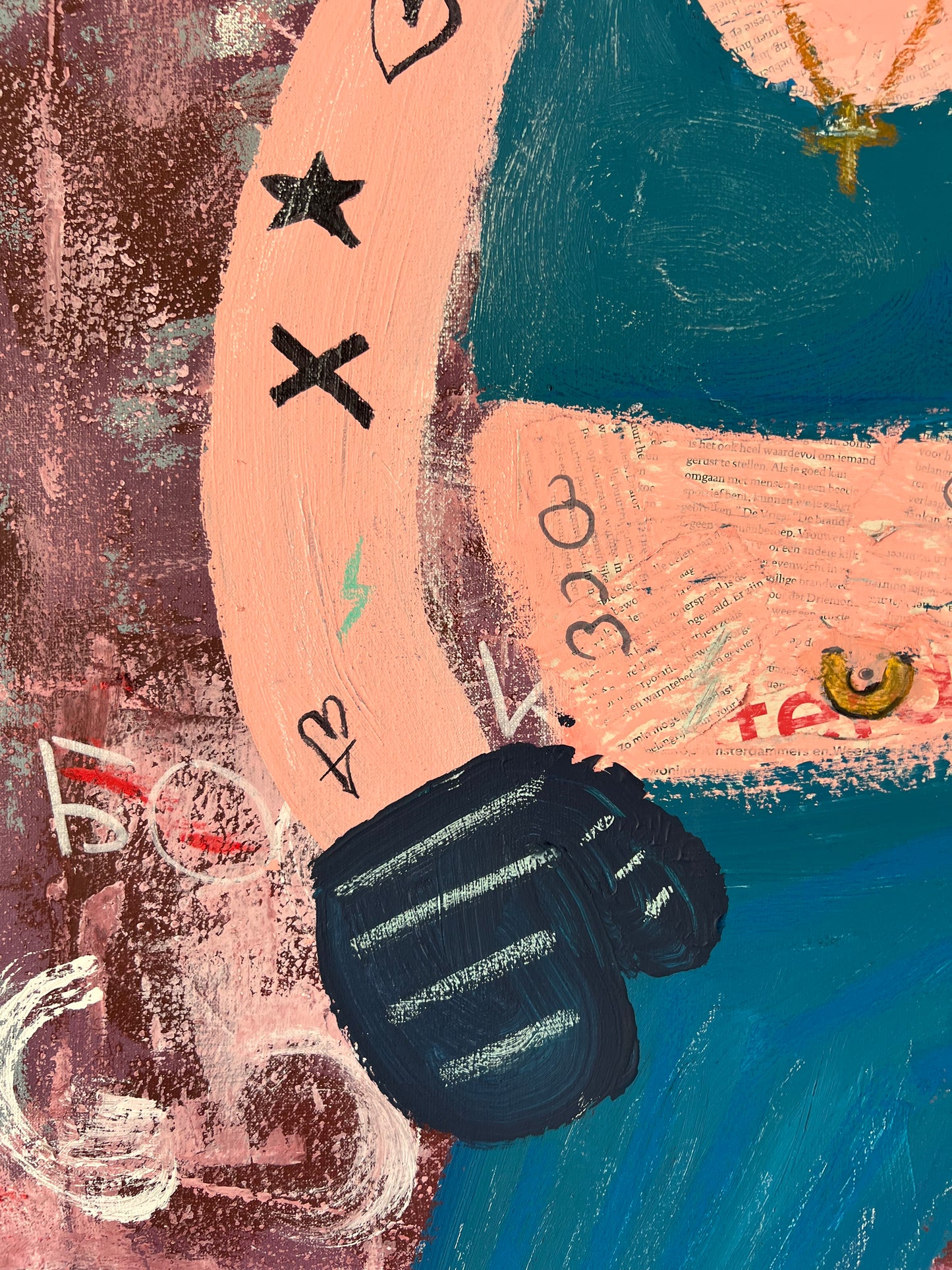 Original: My Sidekick (100 x 80 cm / 39 x 31 in)