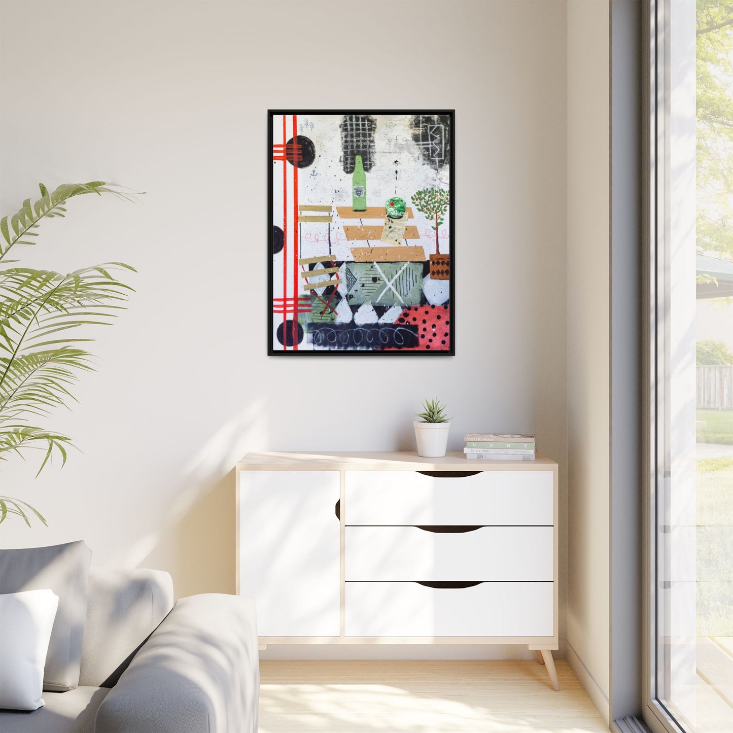 Canvas print: My Dutch Terrace