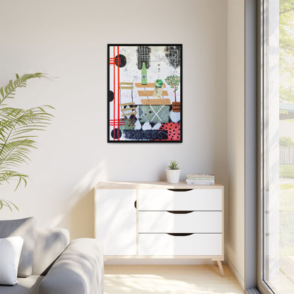 Canvas print: My Dutch Terrace
