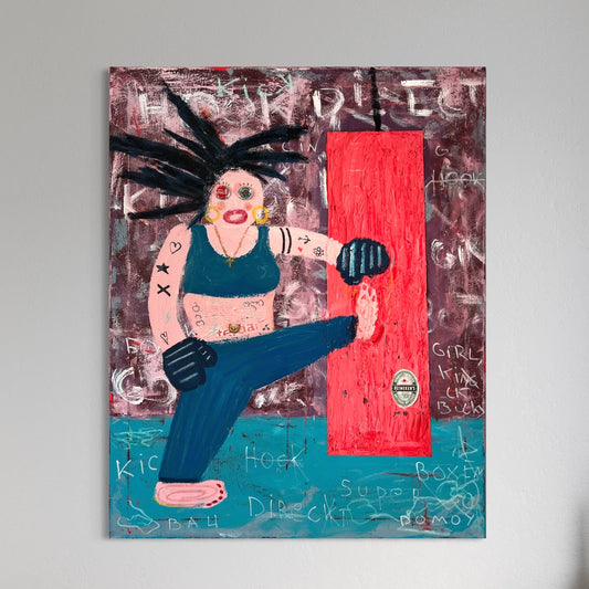 Original: My Sidekick (100 x 80 cm / 39 x 31 in)