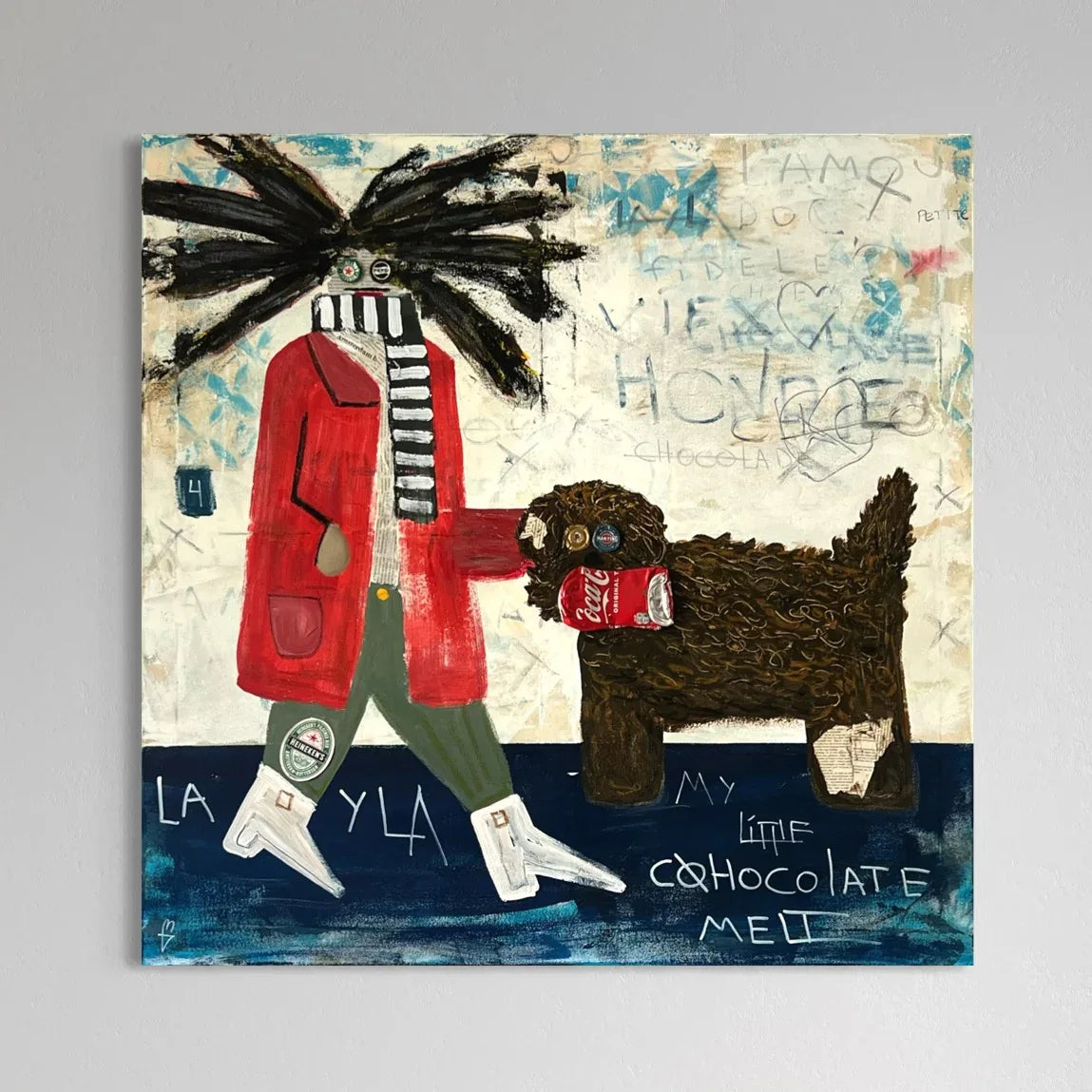 Canvas print: My little chocolate melt – Gio Manveli