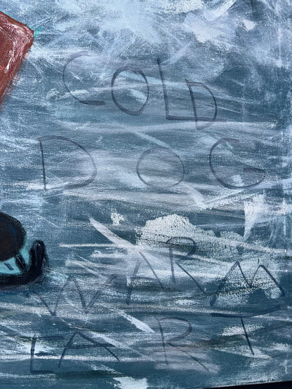 Cold Dog (120 x 120 cm / 47 x 47 in)