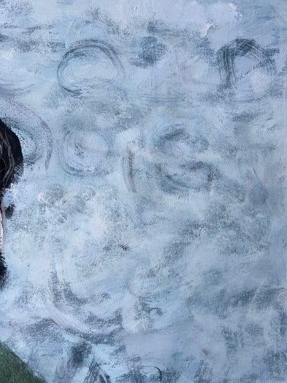 Cold Dog (120 x 120 cm / 47 x 47 in)
