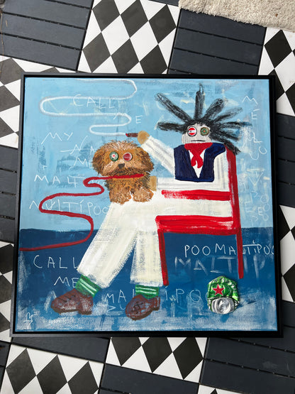 Canvas print: Call me maltipoo [Limited Edition]