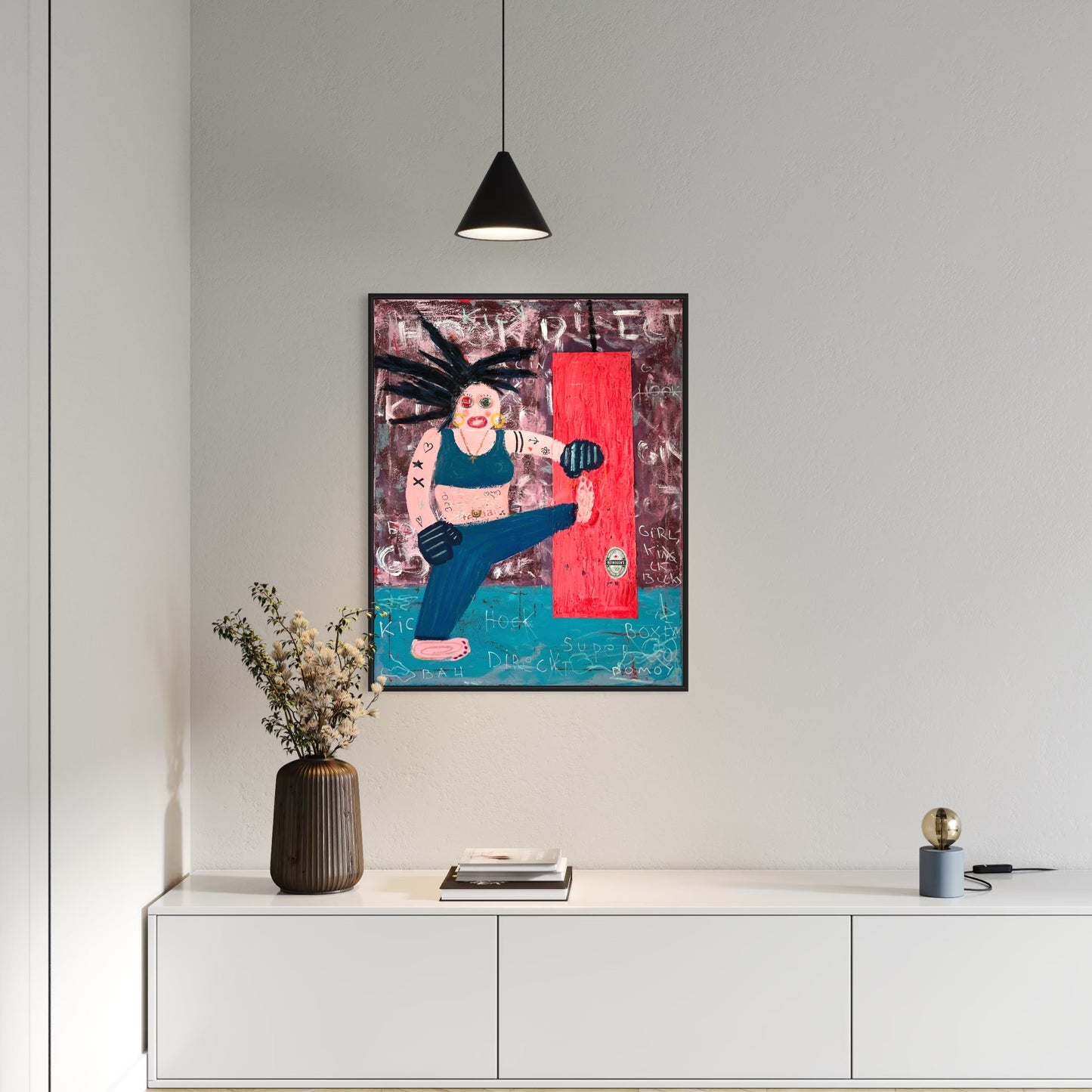 Original: My Sidekick (100 x 80 cm / 39 x 31 in)