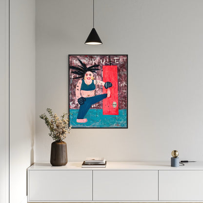 Original: My Sidekick (100 x 80 cm / 39 x 31 in)