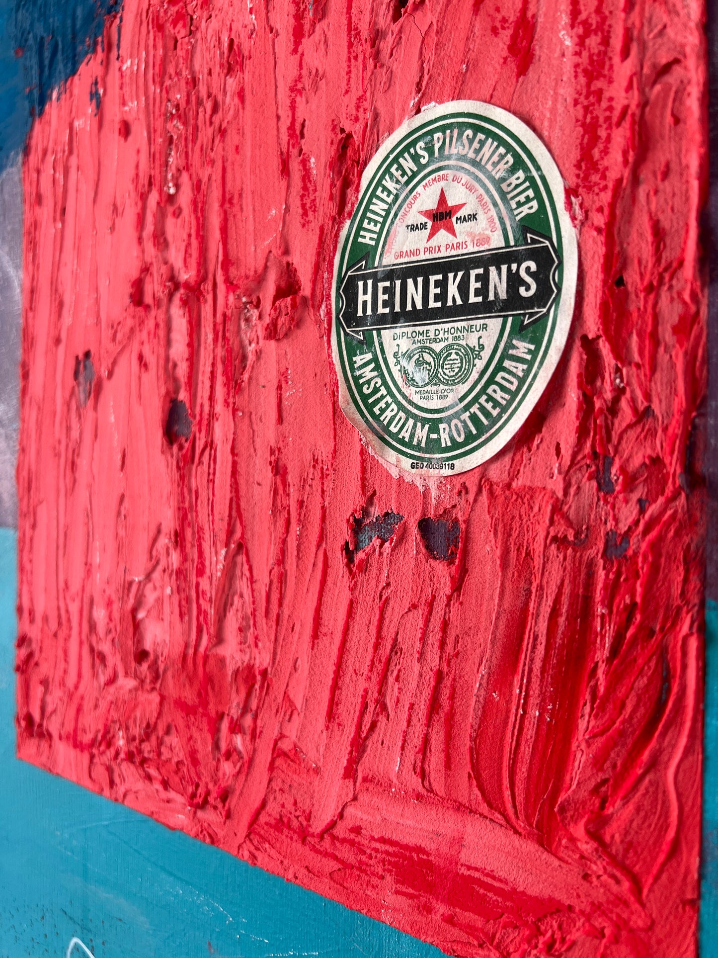 Original: My Sidekick (100 x 80 cm / 39 x 31 in)