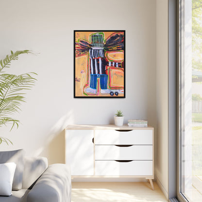 Canvas print: Amsterdam Man