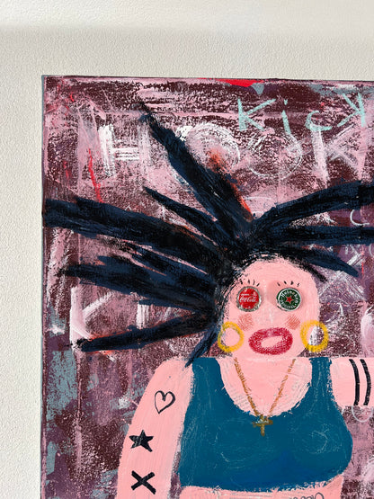 Original: My Sidekick (100 x 80 cm / 39 x 31 in)