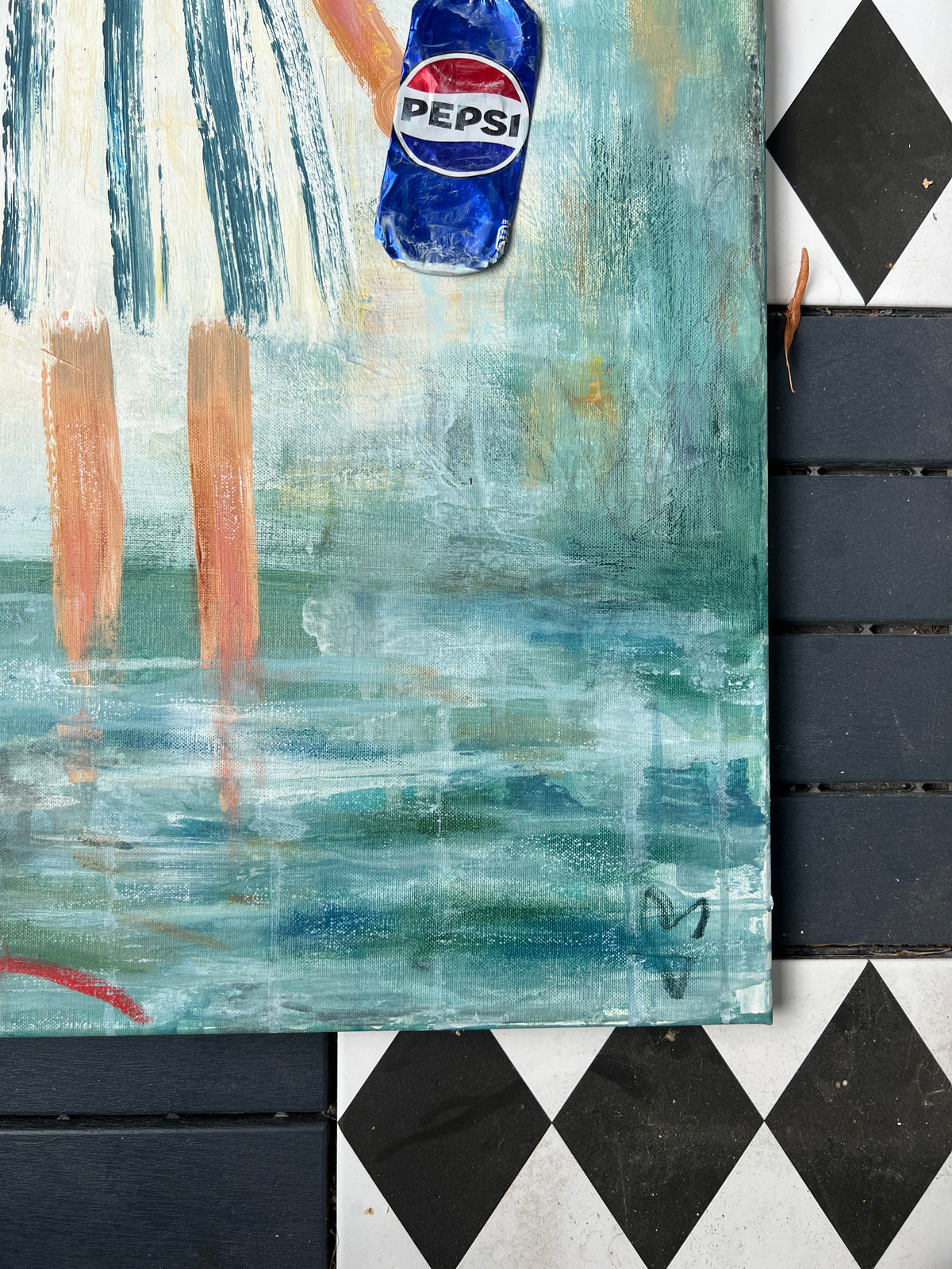 Canvas print: Caught one. You?