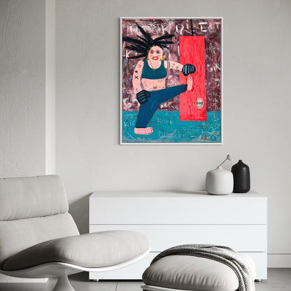 Original: My Sidekick (100 x 80 cm / 39 x 31 in)