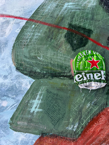 Cold Dog (120 x 120 cm / 47 x 47 in)