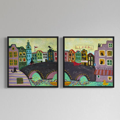 2 x Canvas prints: Cineac
