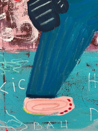 Original: My Sidekick (100 x 80 cm / 39 x 31 in)