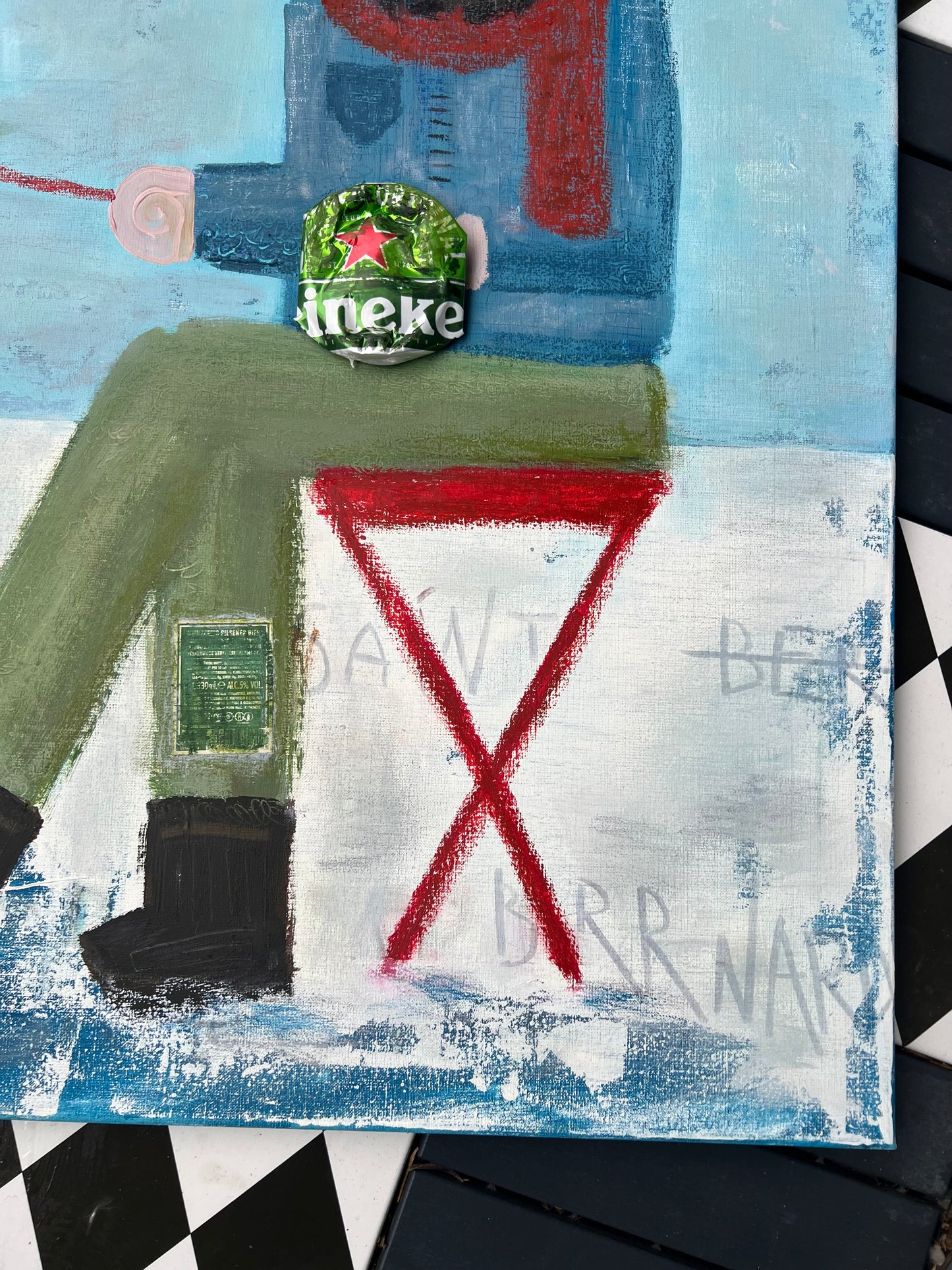 Saint Brrnard (90 x 90 cm / 35 x 35 in)