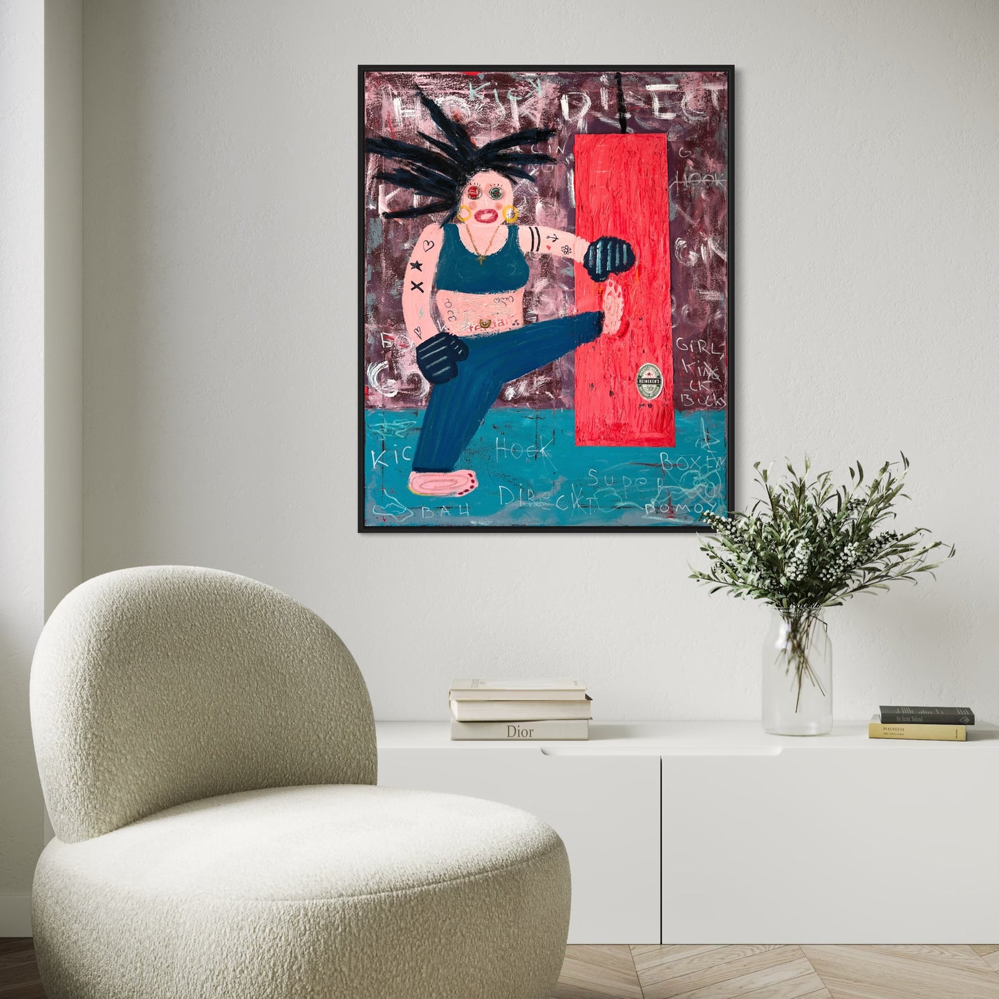 Original: My Sidekick (100 x 80 cm / 39 x 31 in)