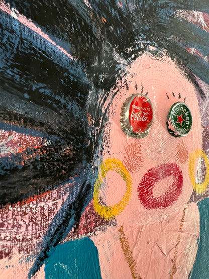 Original: My Sidekick (100 x 80 cm / 39 x 31 in)