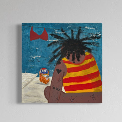 Original: Still wet (50 x 50 cm / 20 x 20 in)