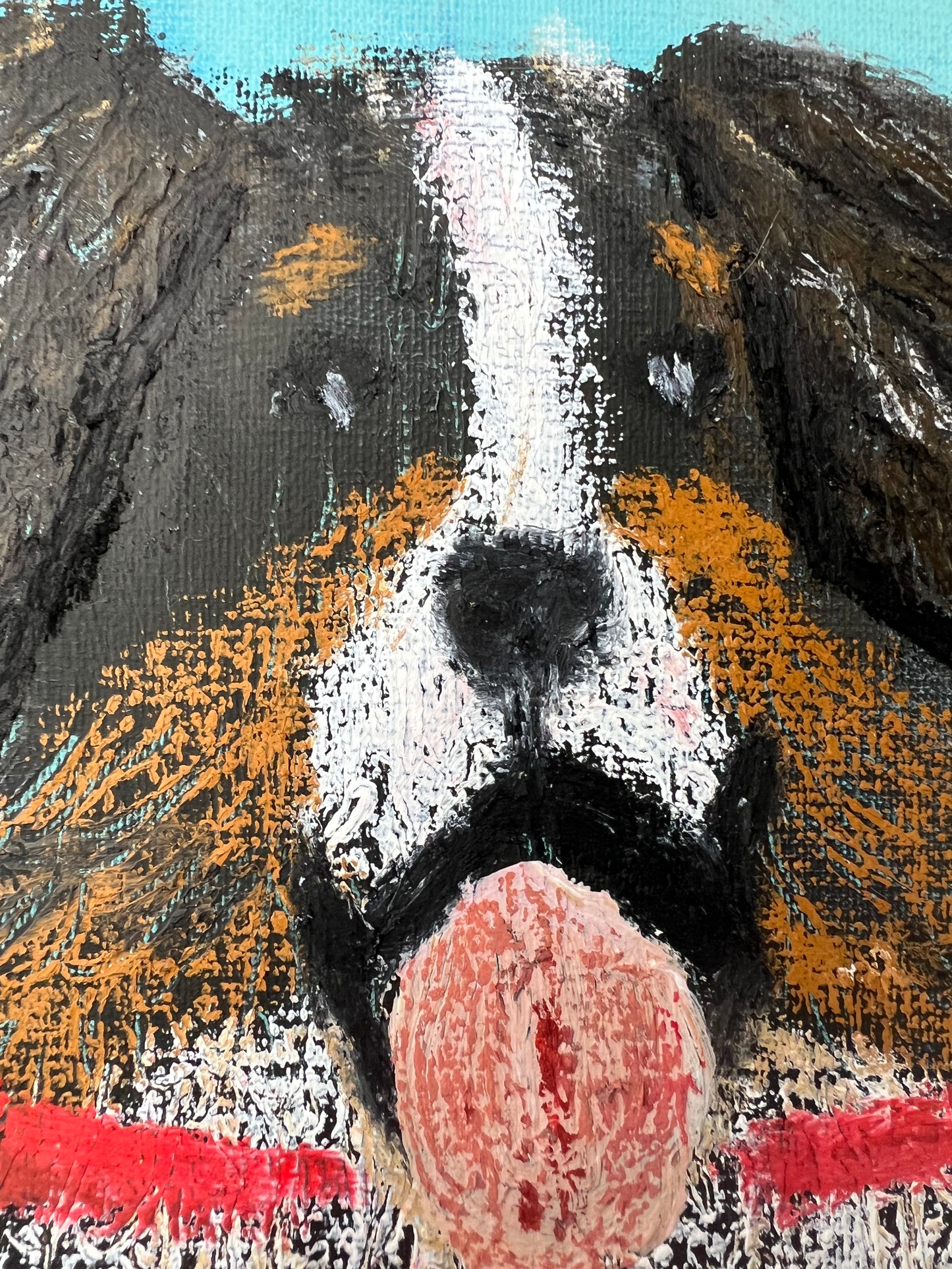 Saint Brrnard (90 x 90 cm / 35 x 35 in)