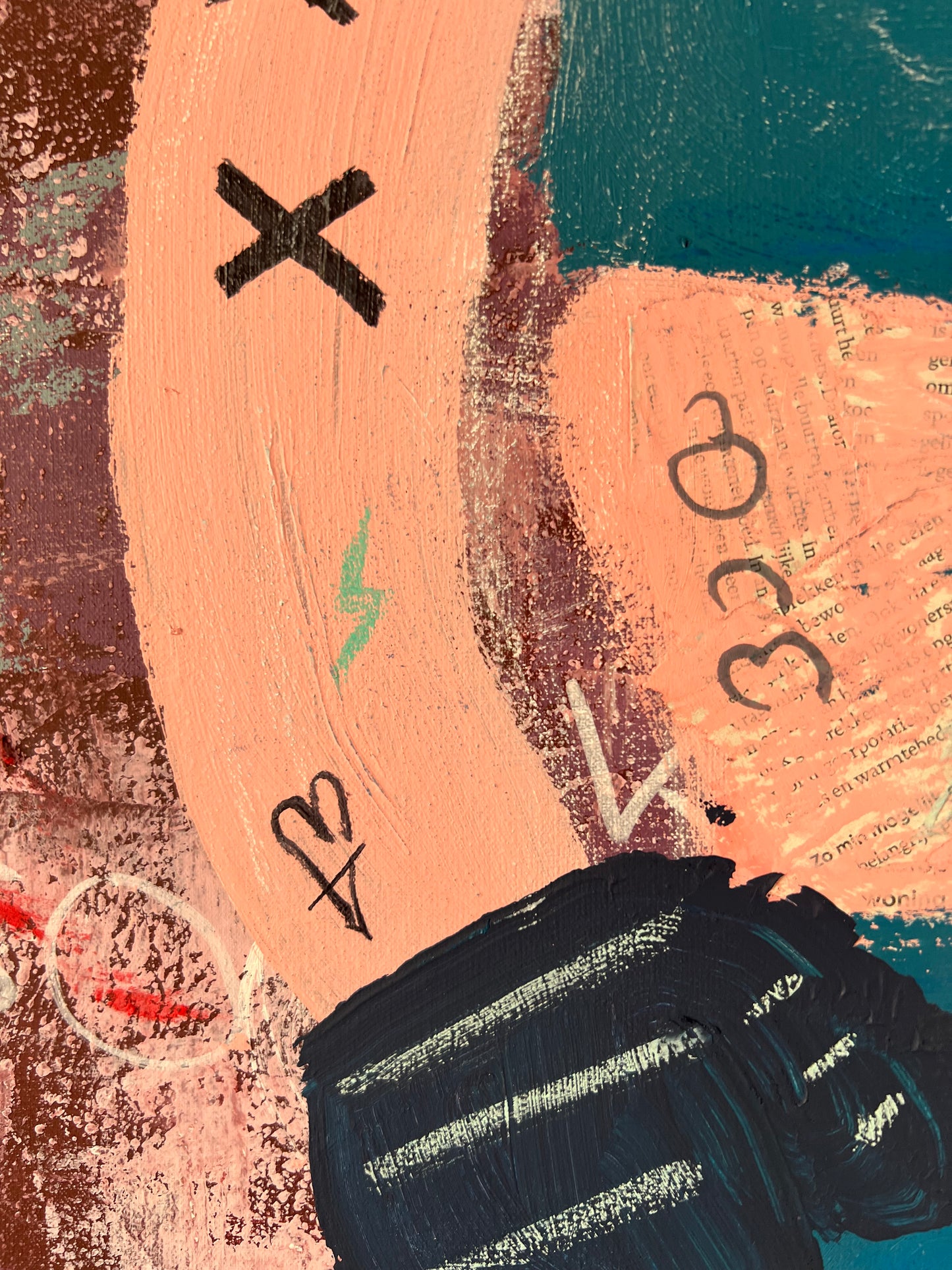 Original: My Sidekick (100 x 80 cm / 39 x 31 in)