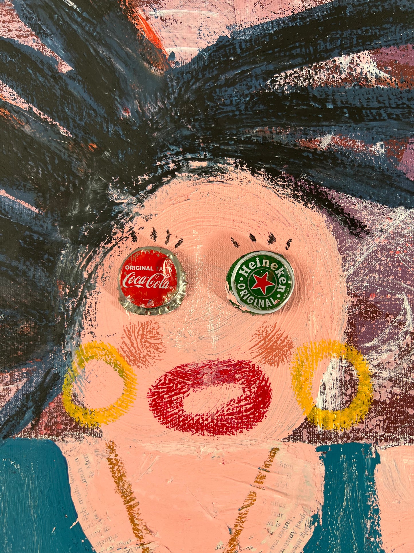 Original: My Sidekick (100 x 80 cm / 39 x 31 in)