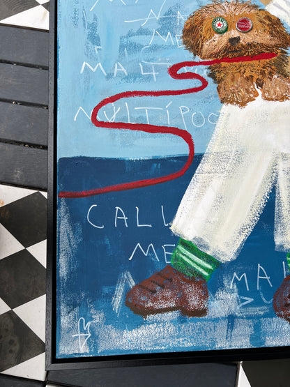 Canvas print: Call me maltipoo [Limited Edition]