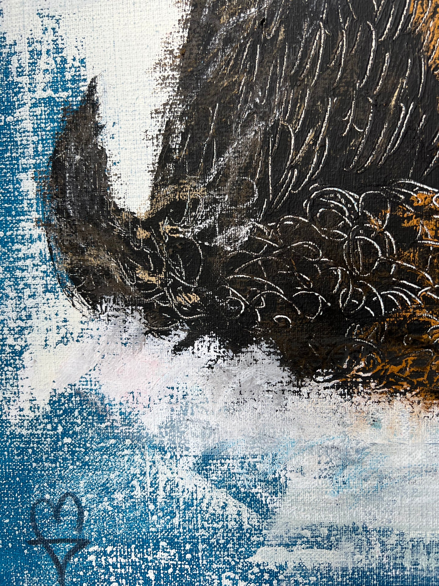 Saint Brrnard (90 x 90 cm / 35 x 35 in)