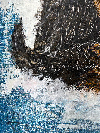 Saint Brrnard (90 x 90 cm / 35 x 35 in)