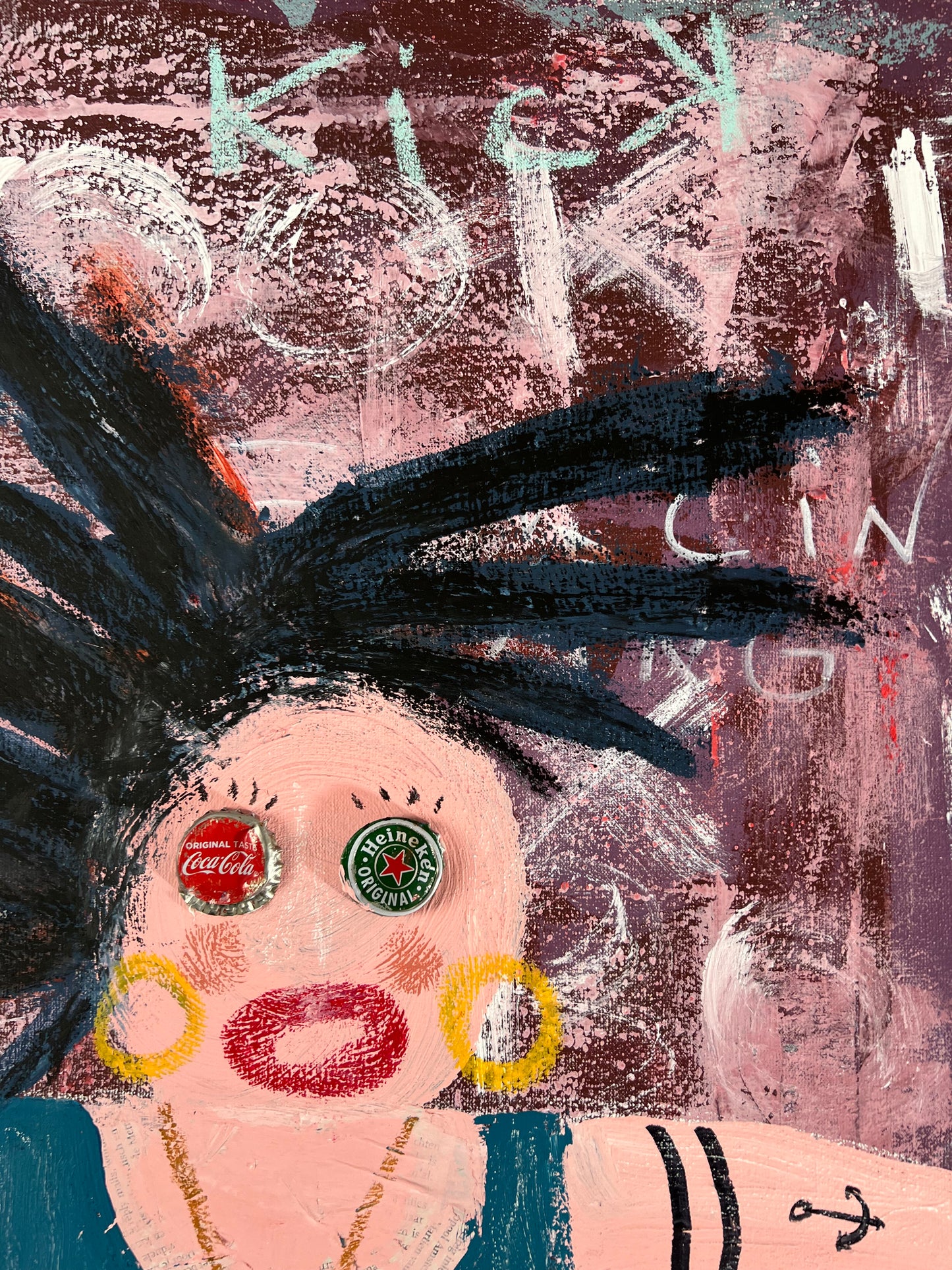 Original: My Sidekick (100 x 80 cm / 39 x 31 in)