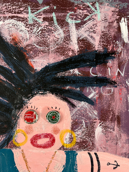 Original: My Sidekick (100 x 80 cm / 39 x 31 in)