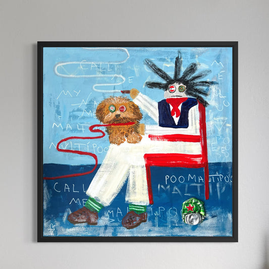 Canvas print: Call me maltipoo [Limited Edition]