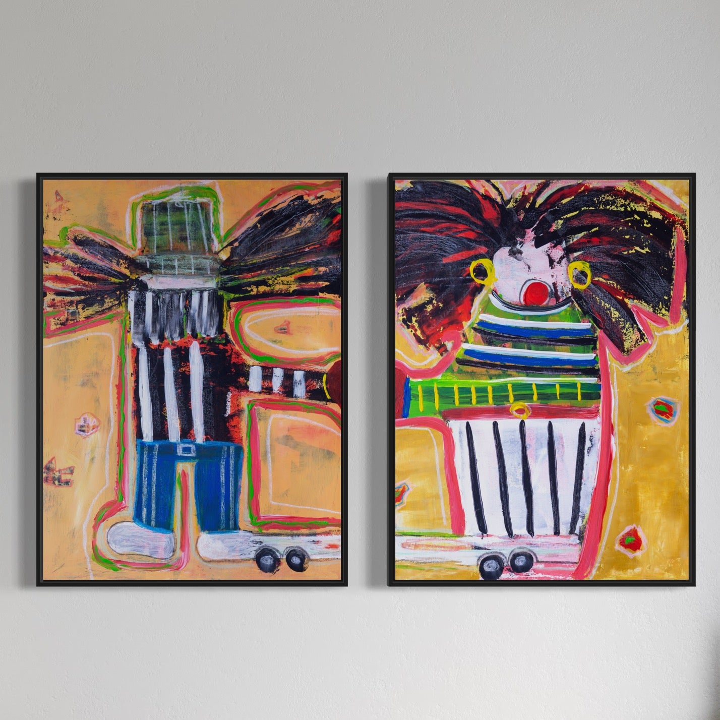 2 x Canvas prints: Dutch Couple