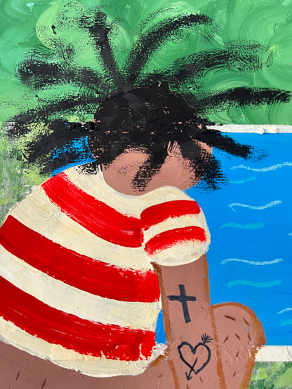 Original: No towel (50 x 50 cm / 20 x 20 in)